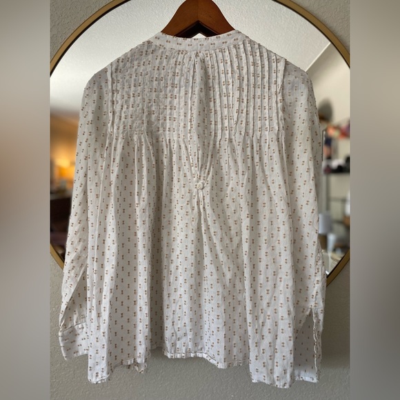 THE GREAT. Swiss Dot Blouse XS - Picture 2 of 4
